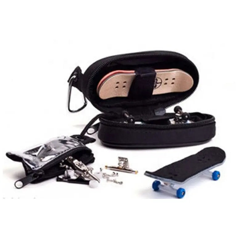 Fingerboard taske til 2 finger skateboards - sort eller camouflage farve