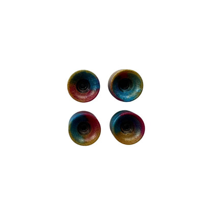 Fingerboard hjul multi color med ABEC-9 kuglelejer