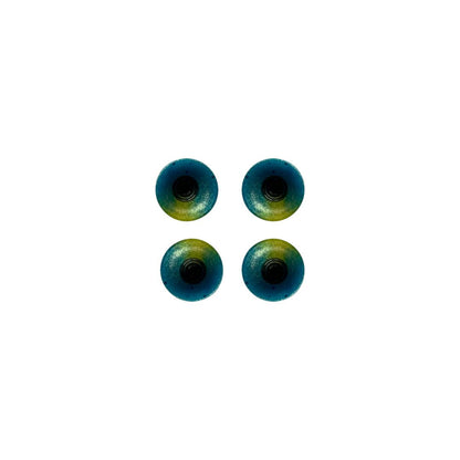 Fingerboard hjul blå/gule med ABEC-9 kuglelejer