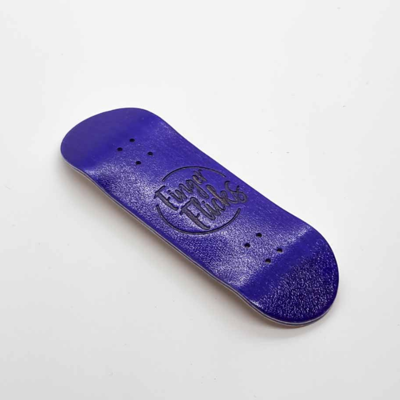 Finger flicks - Purple Wooden Deck