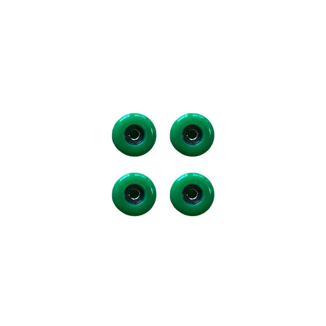 Fingerboard hjul med Fast Speed kuglelejer (grøn)