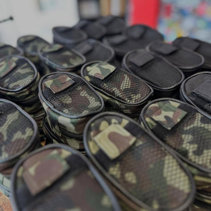 Fingerboard taske til 2 finger skateboards - sort eller camouflage farve